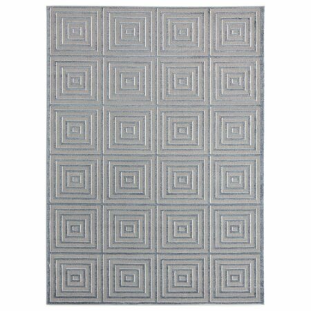 UNITED WEAVERS OF AMERICA Cascades Tehama Blue & Grey Accent Rectangle Rug 1 ft. 11 in. x 3 ft. 2601 10867 24